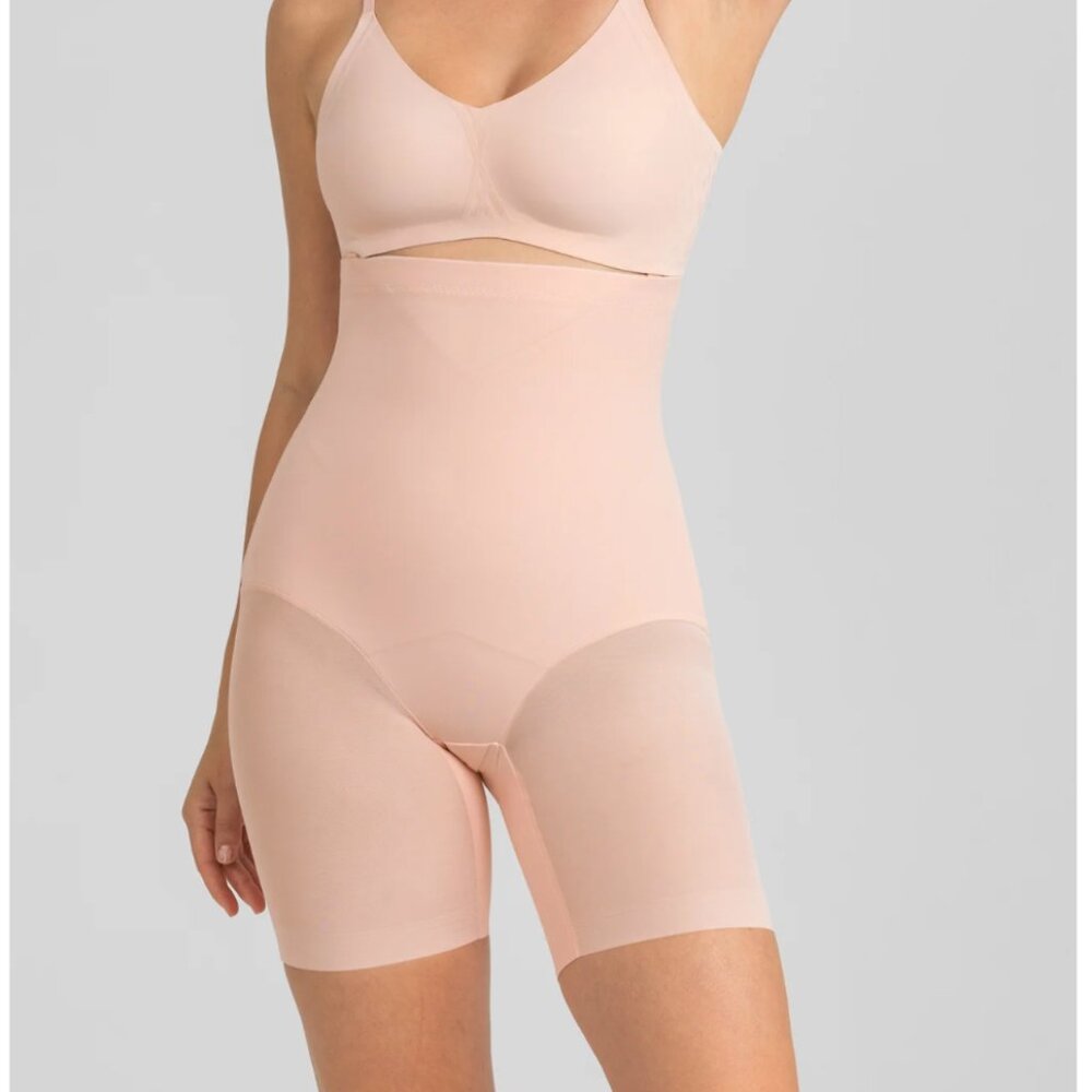 HoneyLove SuperPower Short Shapewear MEDIUM ROSE TAN NWT